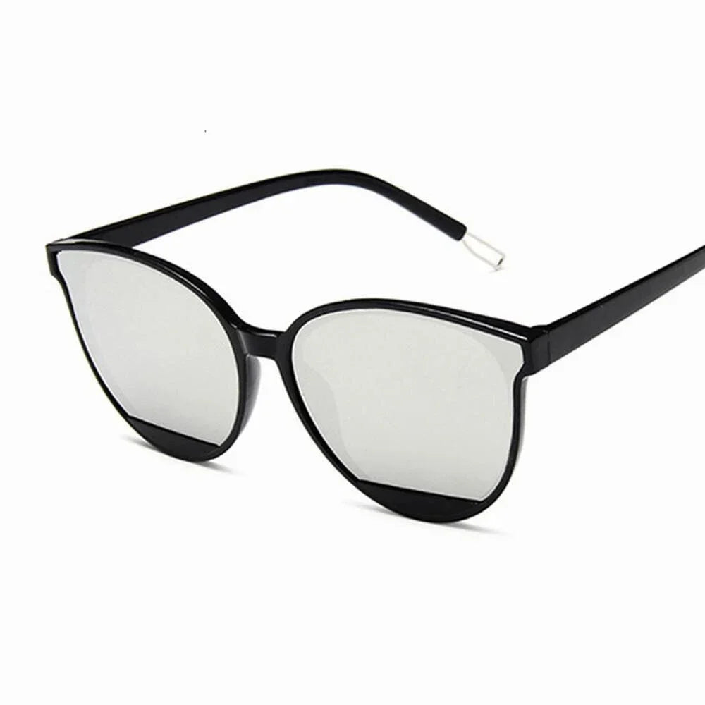 Gafas de Sol Mujer 2025 | Vintage Metal Mirror Fashion UV400 Oculos de Sol