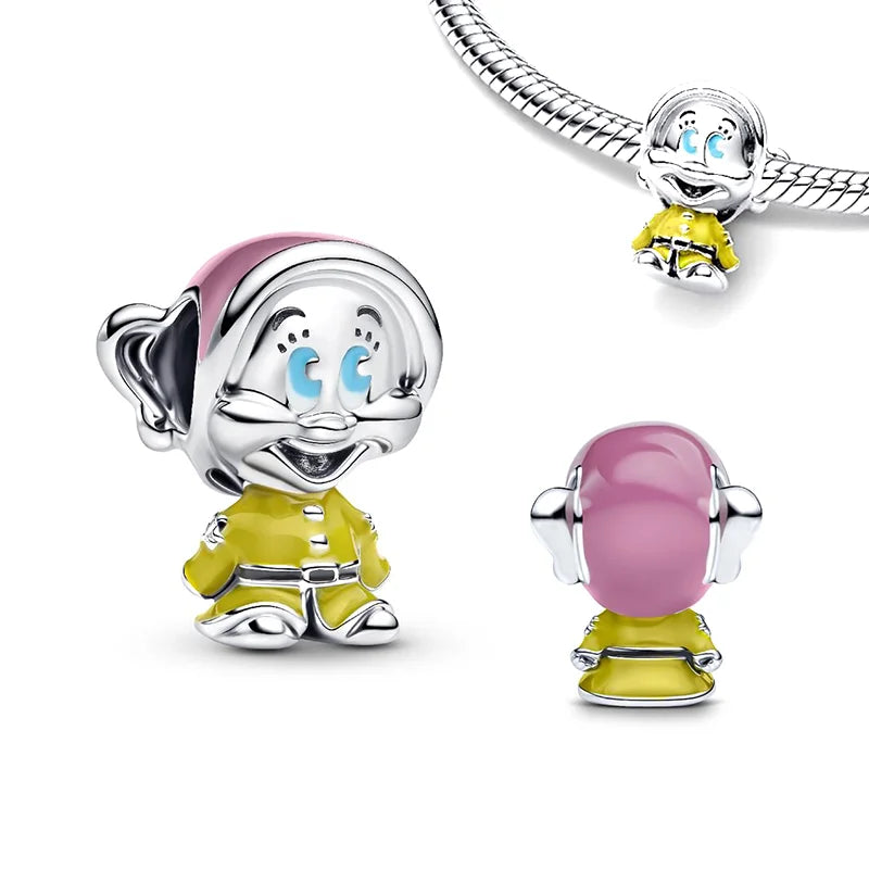 Charm Disney Marvel Plata 925 | Iron Man & Spiderman Beads Compatibles Pandora Pulseras