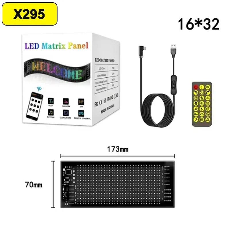 Ojos LED para Camión y Coche Demon Eyes – Pantalla LED Flexible Programable APP Control DIY