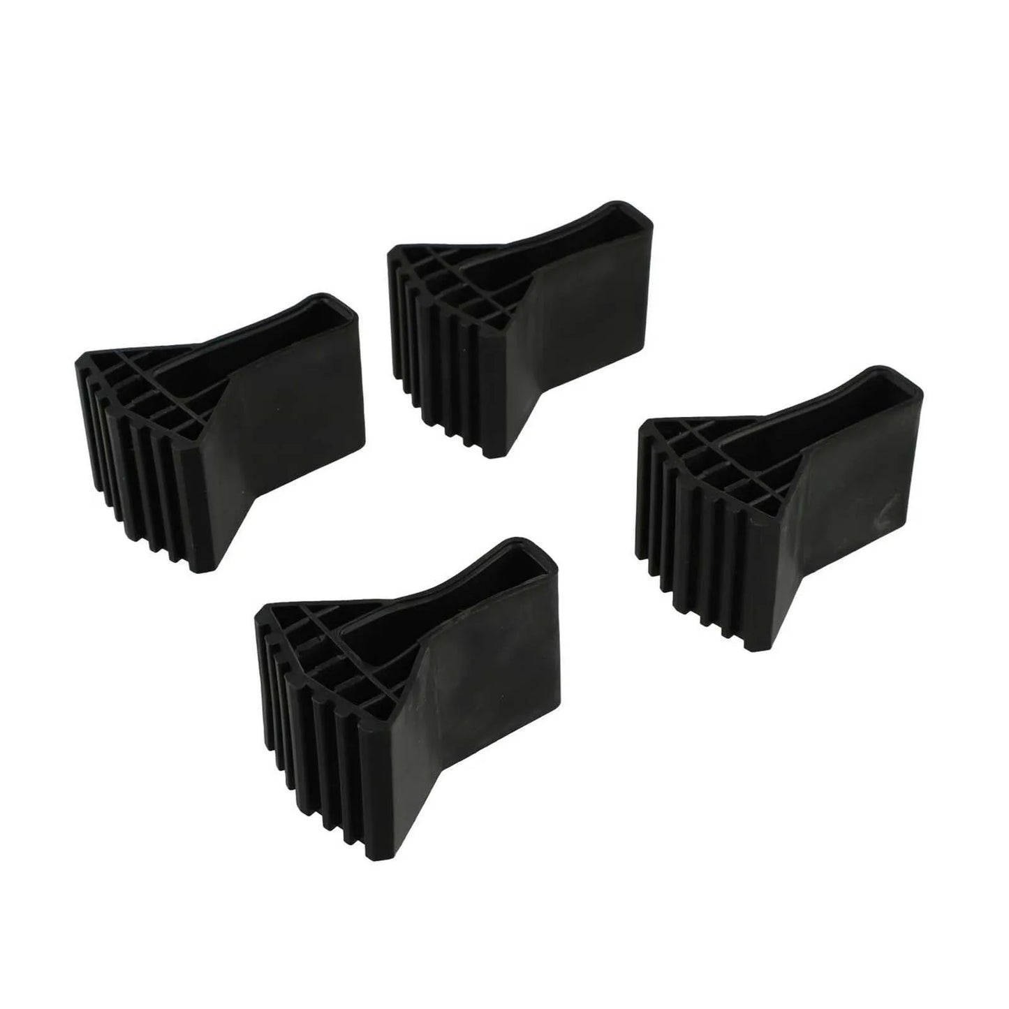 4 Piezas Pies Antideslizantes para Escalera – Protectores de Goma Reemplazables para Patas de Escaleras y Muebles