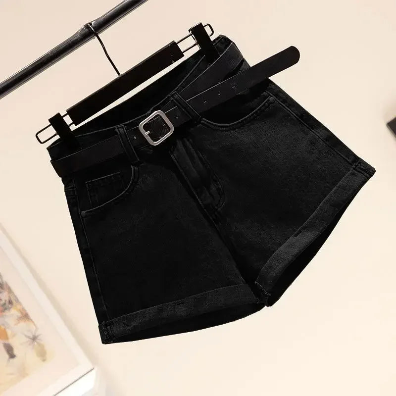 Shorts Vaqueros Mujer Verano | Denim Oversize Cintura Alta Pierna Ancha Streetwear