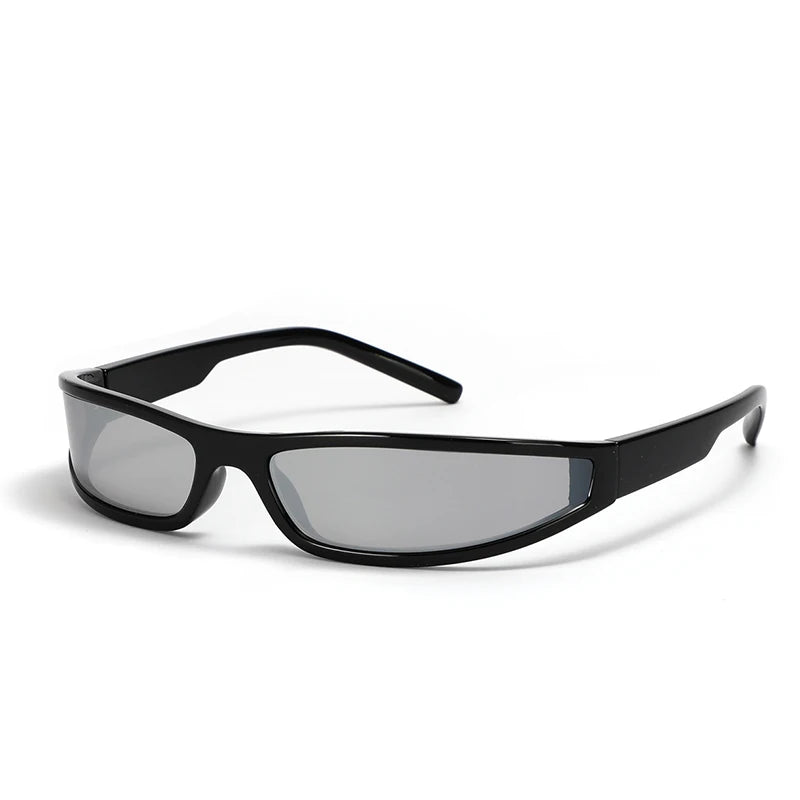 Gafas de Sol Rectangulares Estrechas Mujer – Estilo Y2K Vintage Streetwear UV400