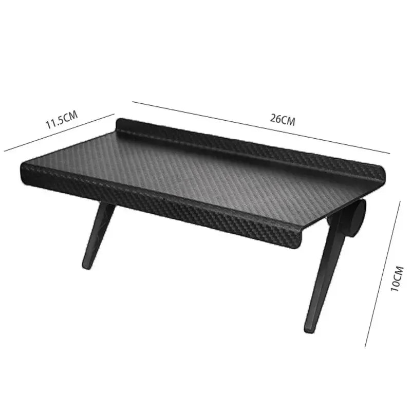 Soporte de Almacenamiento para Pantalla de TV y Computador | Estante Organizador sin Perforaciones para Router, Controles y Accesorios