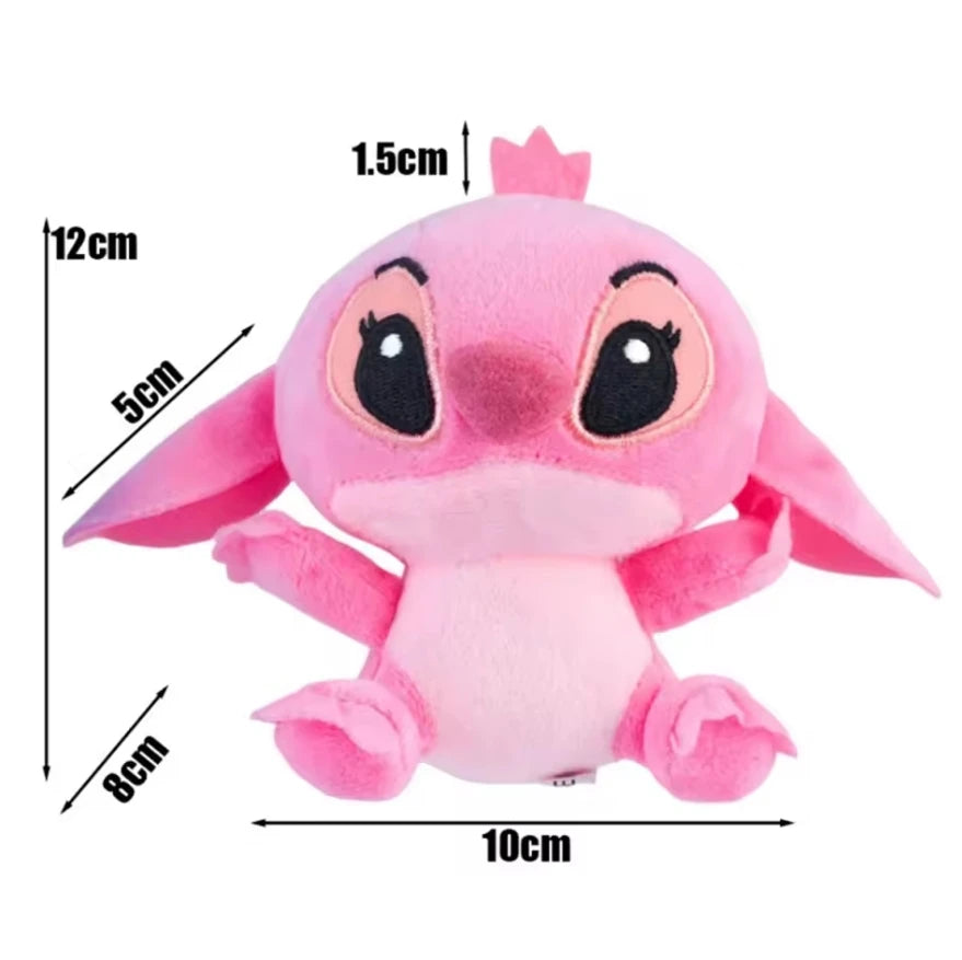 Peluche Stitch Disney 4/8 Pulgadas – Muñeco de Peluche Azul/Rosa | Juguete Anime Lilo & Stitch Regalo para Niños