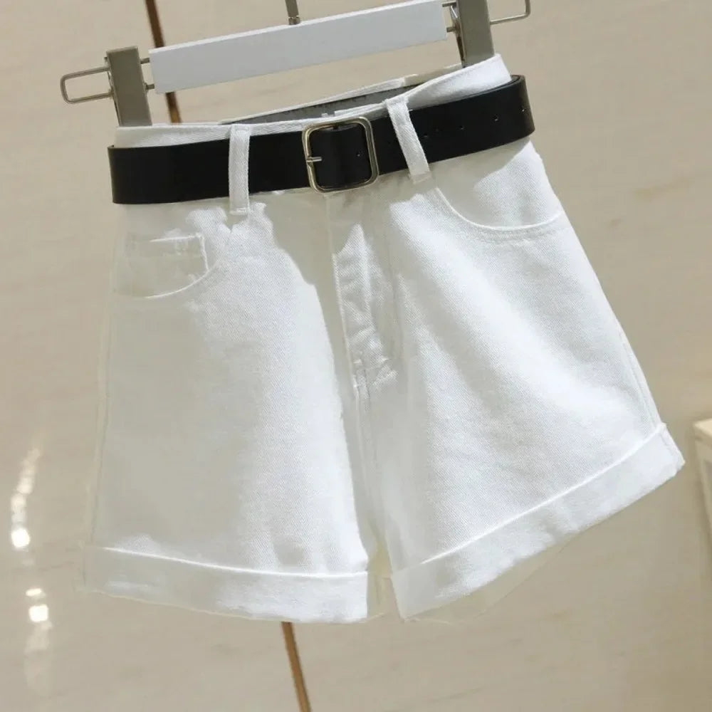 Shorts Vaqueros Mujer Verano | Denim Oversize Cintura Alta Pierna Ancha Streetwear