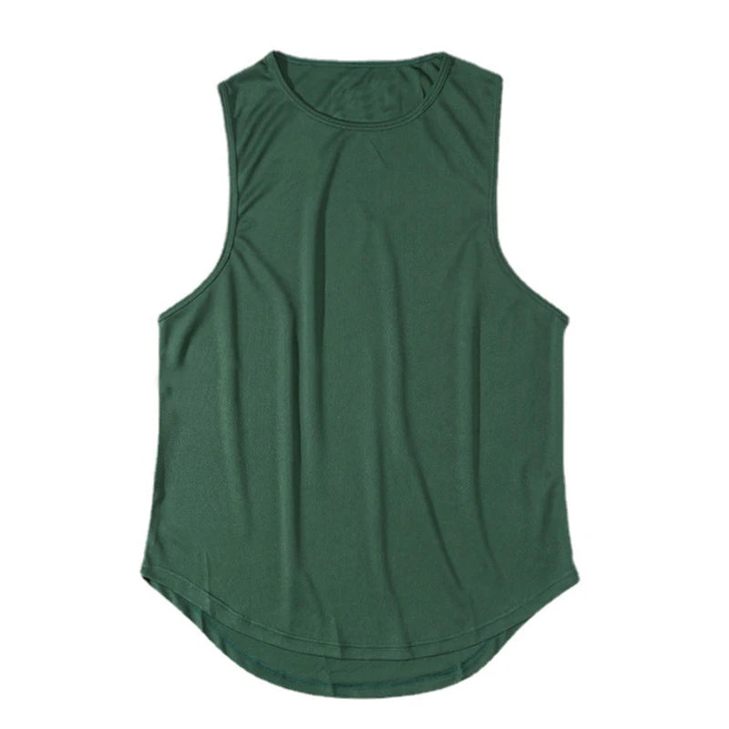 Tank Top Deportivo de Hombre – Camiseta sin Mangas de Gym, Fitness y Baloncesto, Transpirable y Secado Rápido