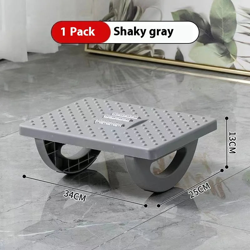 Reposapiés Ergonómico Portátil con Rodillos de Masaje – Oficina y Hogar