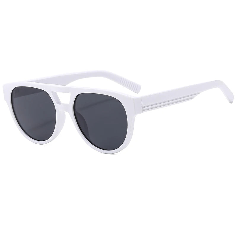 Gafas de Sol Ovaladas Unisex | Diseño Clásico con Doble Puente | Lentes UV400 Protección Total para Hombre y Mujer