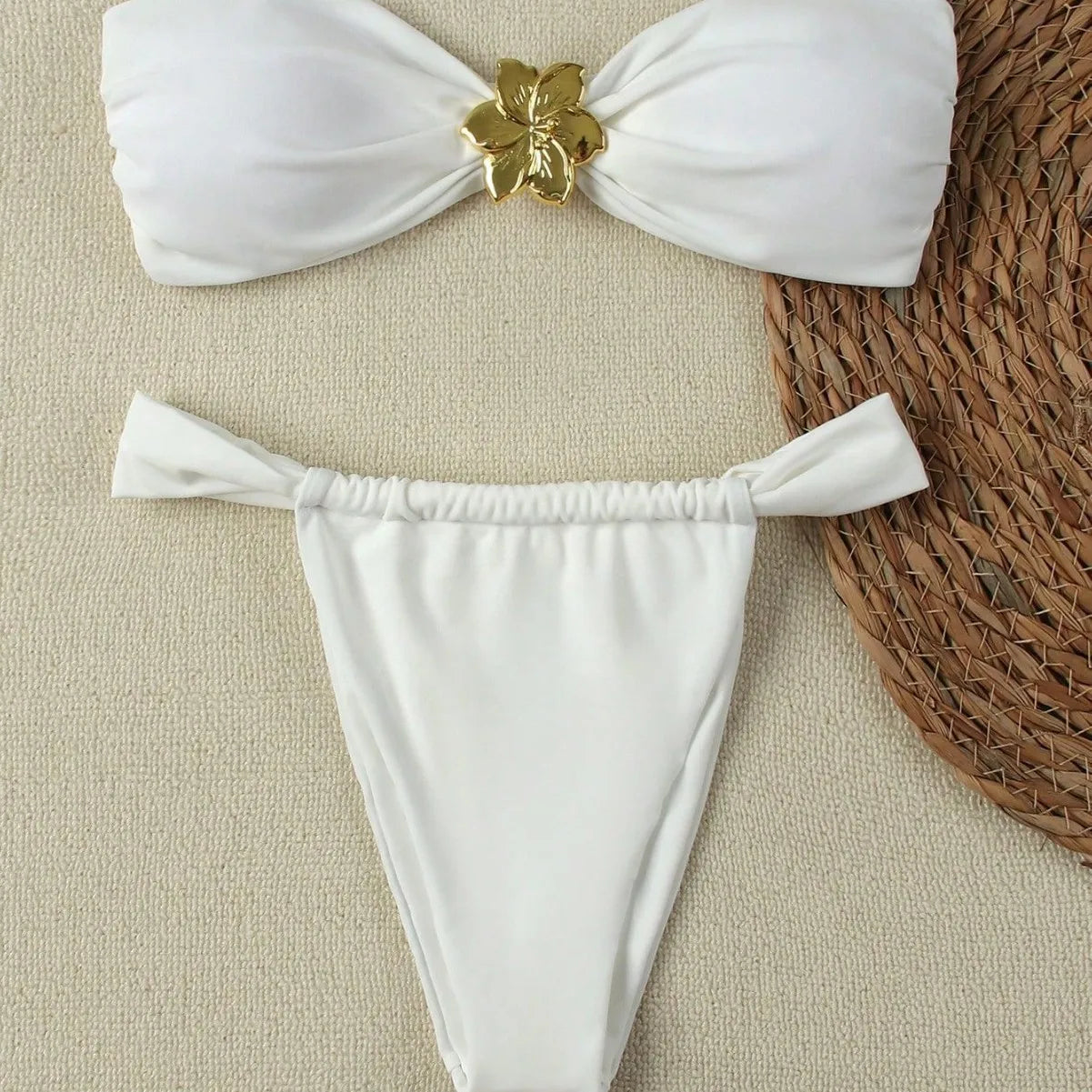 Bikini Sexy 2025 Mujer Push Up | Top Bandeau + Tanga BrasileƱo Traje de BaƱo