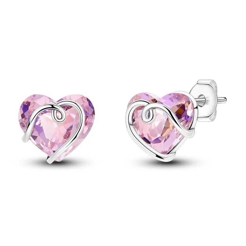 Aretes Primavera Plata 925 | Abeja, Flor y Mariposa | Aros Dobles Mujer