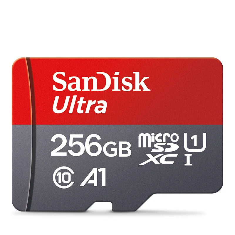 SanDisk MicroSD Class 10 UHS-1 | Tarjeta de Memoria TF 32GB 64GB 128GB 256GB Original para Smartphone, PC y Cámara