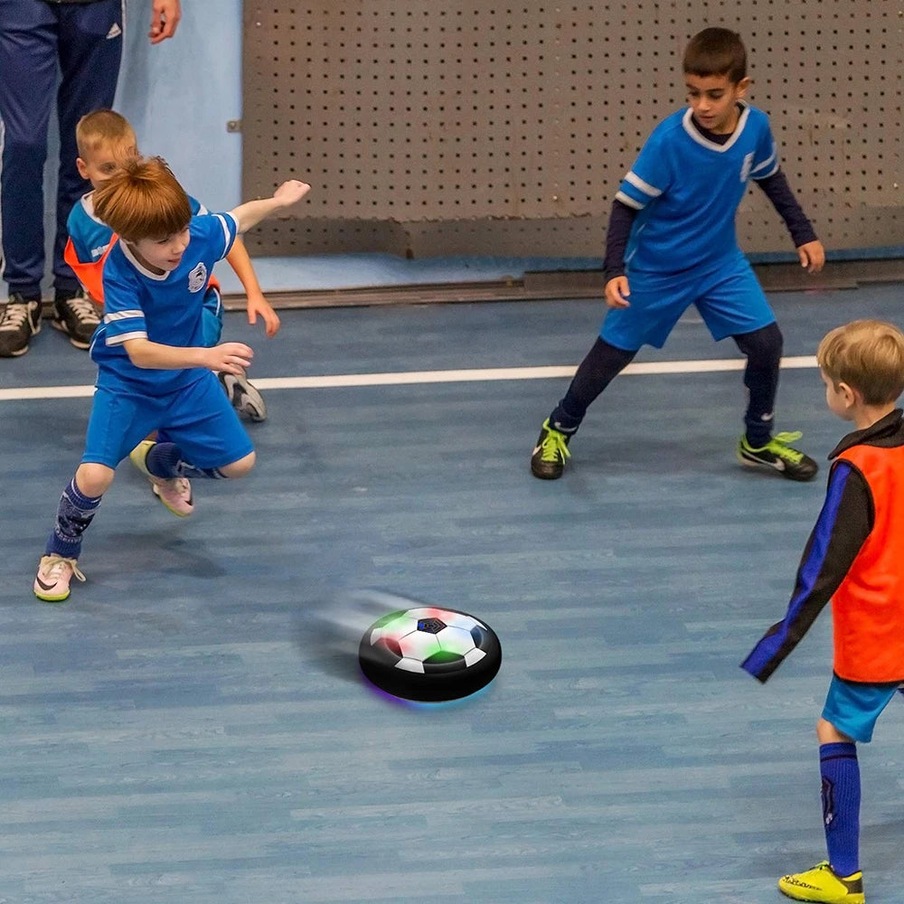 Balón de Fútbol Flotante con Luces LED y Música – Juguete Eléctrico Hover Soccer para Niños