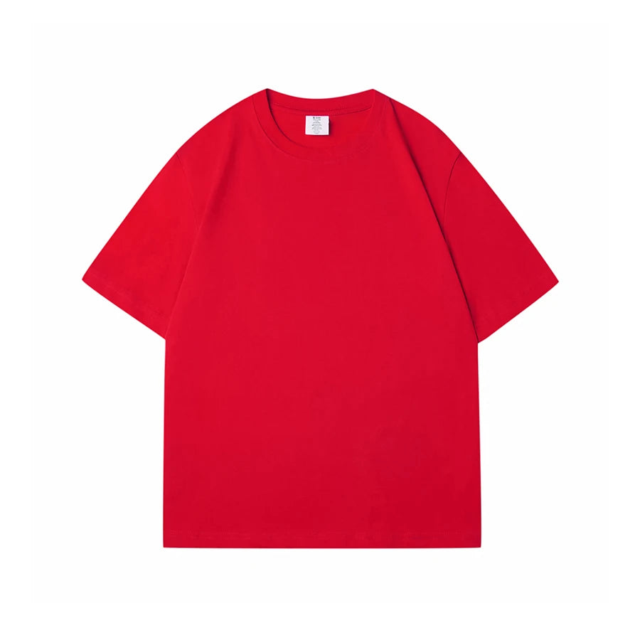Camiseta Oversize Algodón 100% | Básica Casual Verano Manga Corta