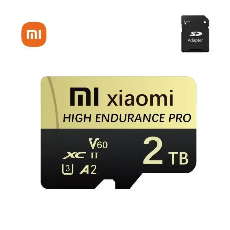 Xiaomi Micro SD TF Card 128GB 256GB 512GB 1TB 2TB – Tarjeta de Memoria de Alta Velocidad con Adaptador