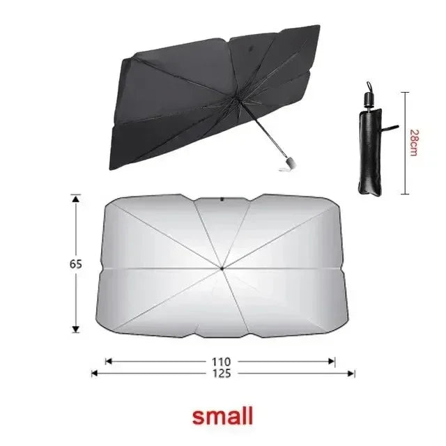 Parasol para Coche | Protector Solar Plegable para Parabrisas y Ventanas Laterales