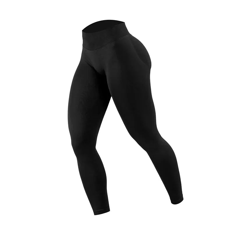 Leggings Deportivos Mujer | Pantalón Yoga de Cintura Alta con Efecto Push Up y Ajuste Slim