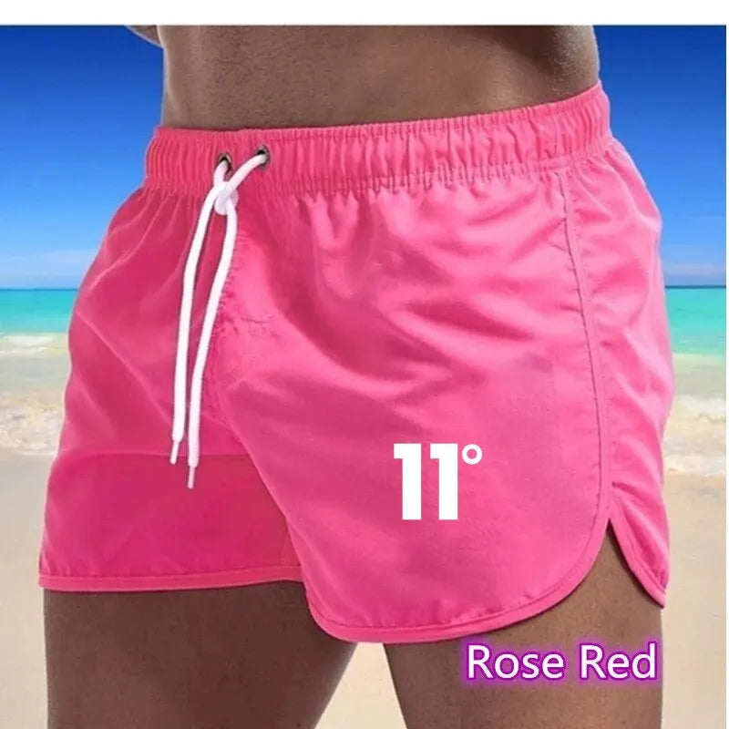 Shorts Hombre Número 2025 | Pantaloneta Playa Low Rise Transpirable Verano