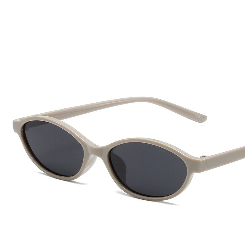 Gafas de Sol Vintage Ovaladas | Small Frame Ellipse Unisex Estilo Retro Redondas UV400
