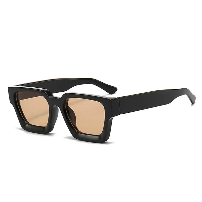 JNPCXI Gafas de Sol Cuadradas de Lujo | Retro Fashion Unisex UV400