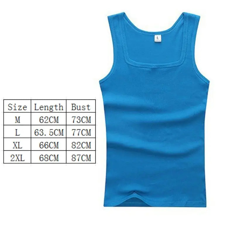 Camiseta Oversize Sin Mangas para Hombre – Tank Top 100% Algodón, Color Sólido, Fitness, Musculación y Bodybuilding