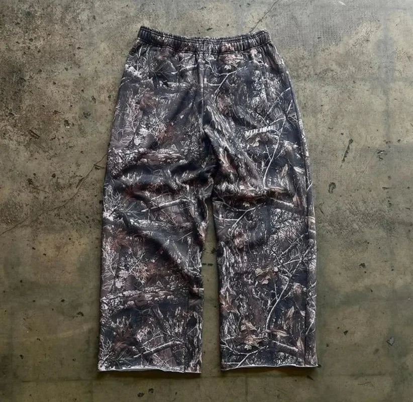 Jeans Hip Hop Talle Alto con Estampado de Caricaturas – Pantalones Y2K Oversize Pierna Ancha Unisex Estilo Rock Streetwear