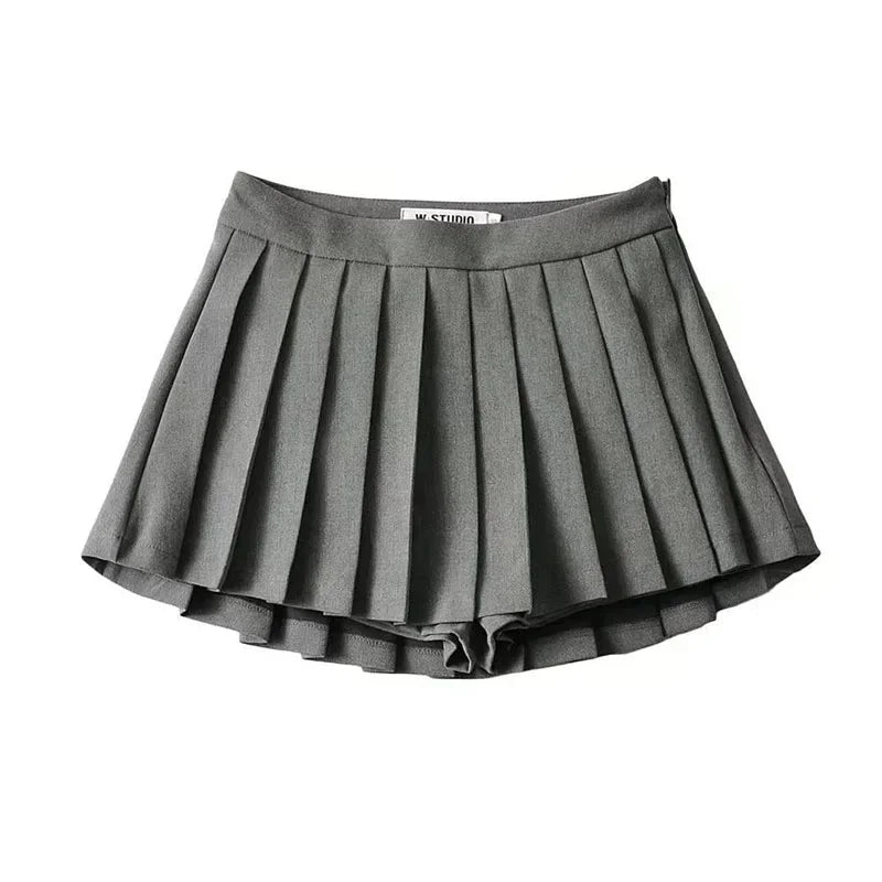 Falda Mini Plisada Mujer 2024 | Falda de Tenis Vintage Cintura Alta