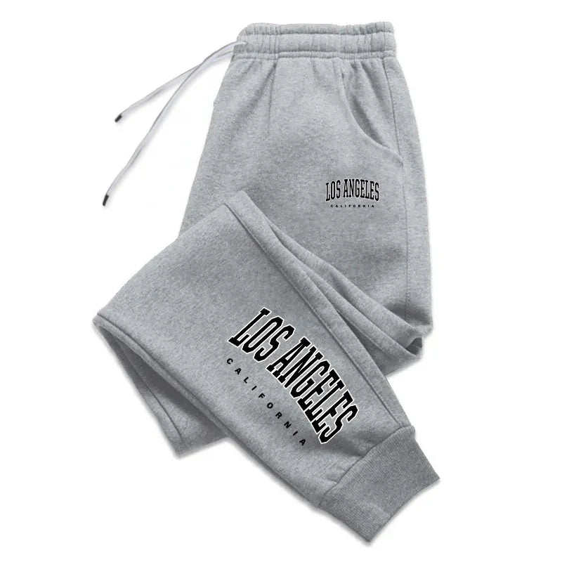 Joggers Unisex Los Ángeles | Pantalón Deportivo Casual con Cintura Elástica Hombre Mujer