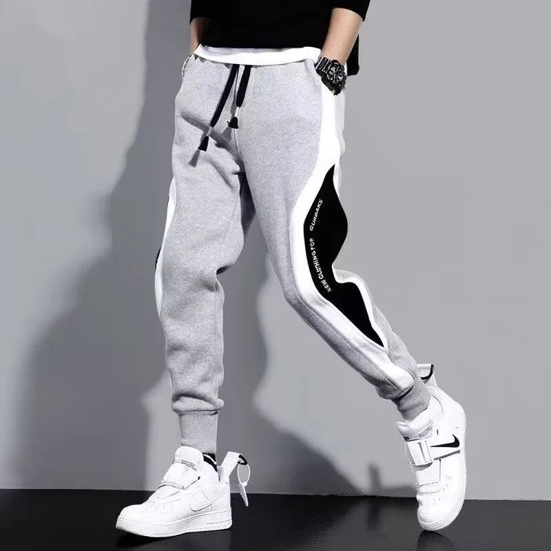 Pantalón Jogger Hombre Negro | Moda Hip Hop Casual con Cintura Elástica – Streetwear Deportivo