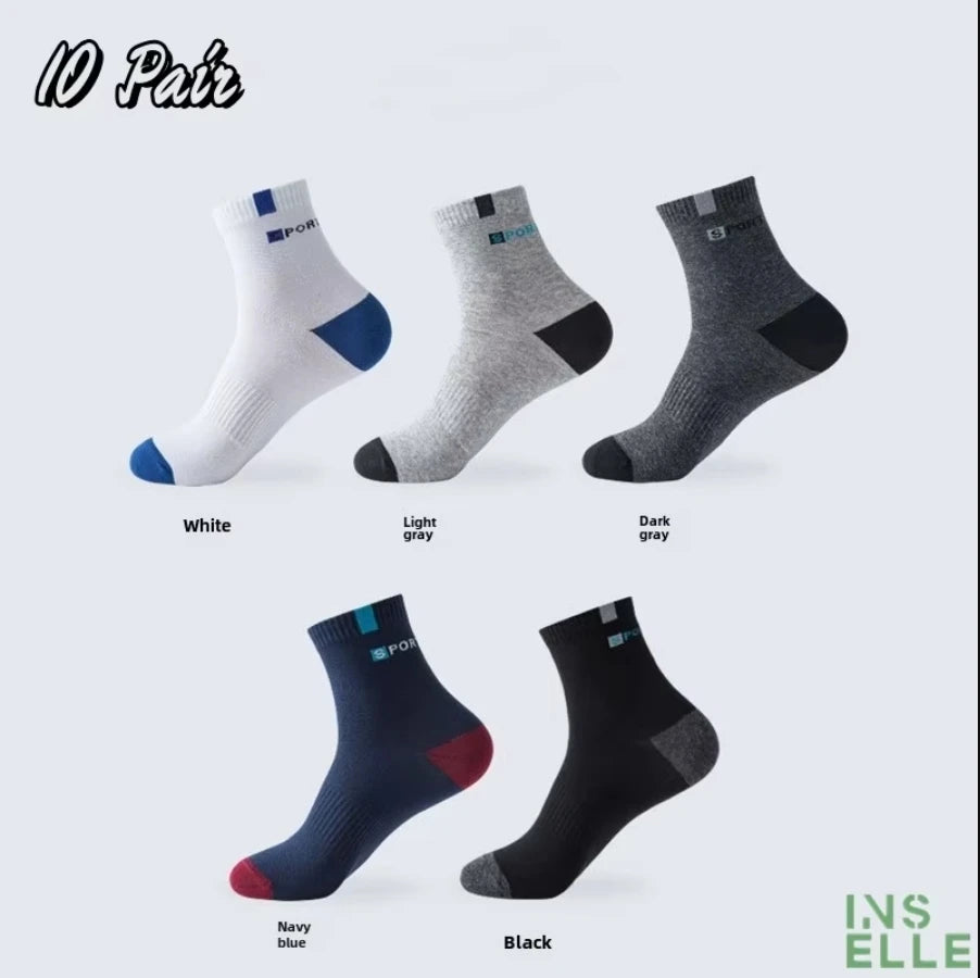 10 Pares de Calcetines Cortos para Hombre | Moda Verano | Transpirables, Cómodos y Resistentes