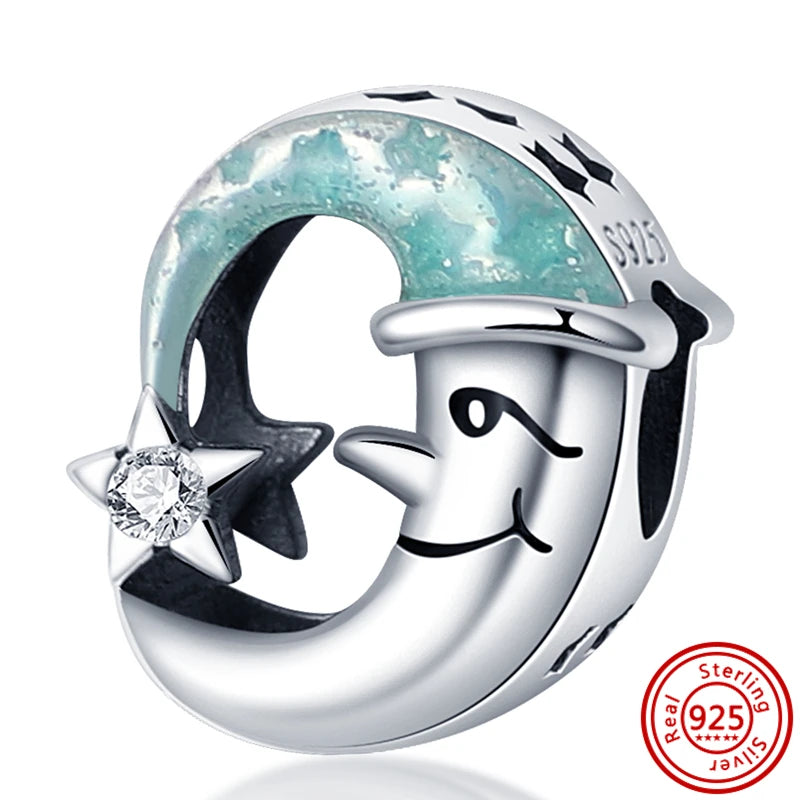 Charm perrito y huesito de plata 925 – Abalorio estilo sorpresa para pulsera tipo Pandora, joyería DIY romántica