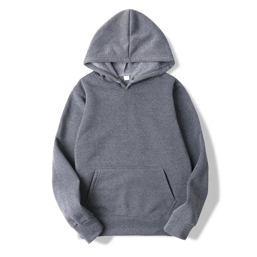 Hoodie Básico Unisex – Sudadera Casual Hombre y Mujer para Primavera, Otoño e Invierno