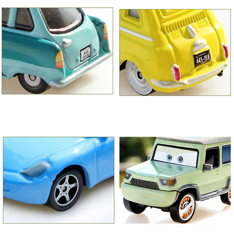 Coche de Juguete Disney Pixar Cars 3 Lightning McQueen & Mater 1:55 – Colección de Vehículos de Metal Diecast