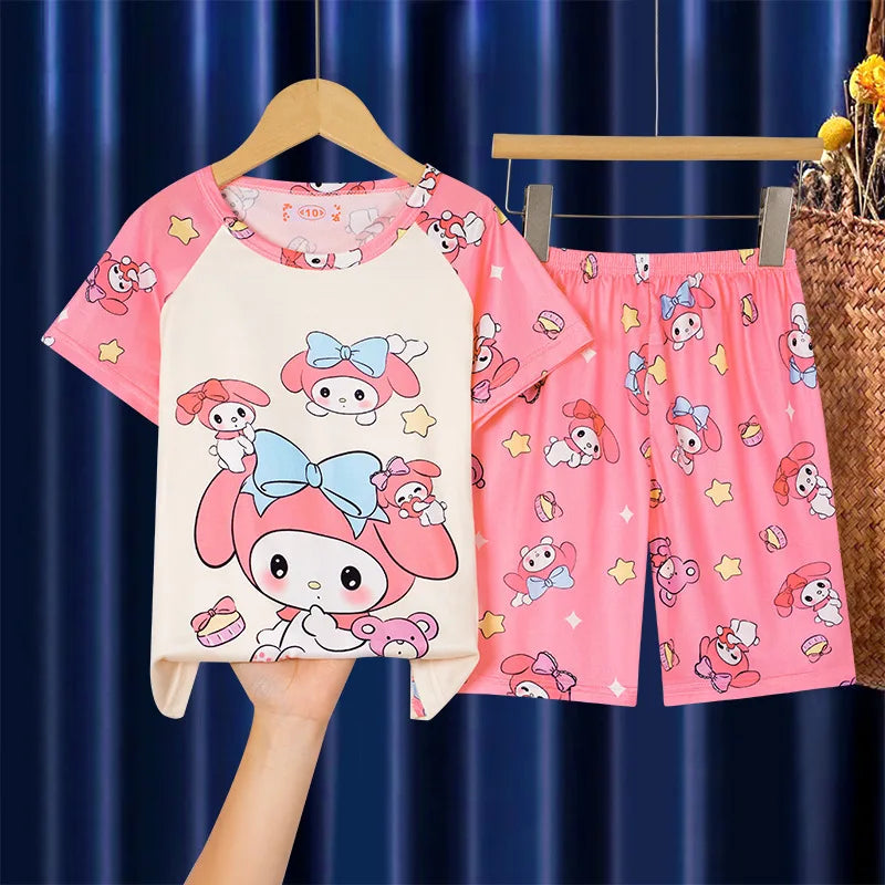 Pijamas Verano Niños | Conjunto Camiseta y Pantalón Corto Infantil