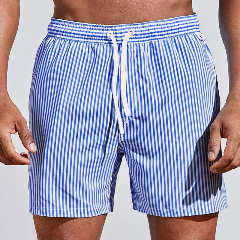 Bañador Hombre Fitness | Shorts Playa Deportivos con Bolsillos Secado Rápido – Swimwear Surf Verano