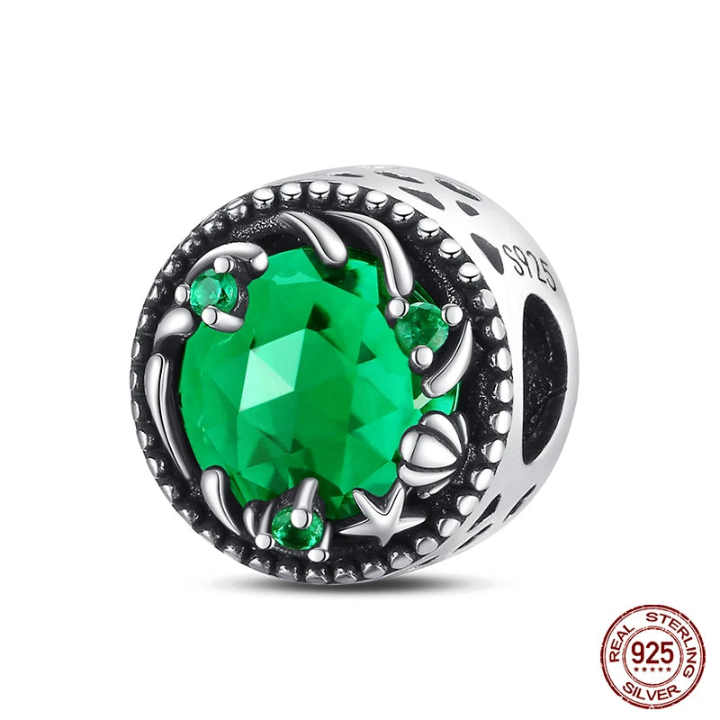 Charm Serie Océano en Plata 925 – Abalorios Tortuga, Cangrejo y Sirena para Pulsera Original Mujer