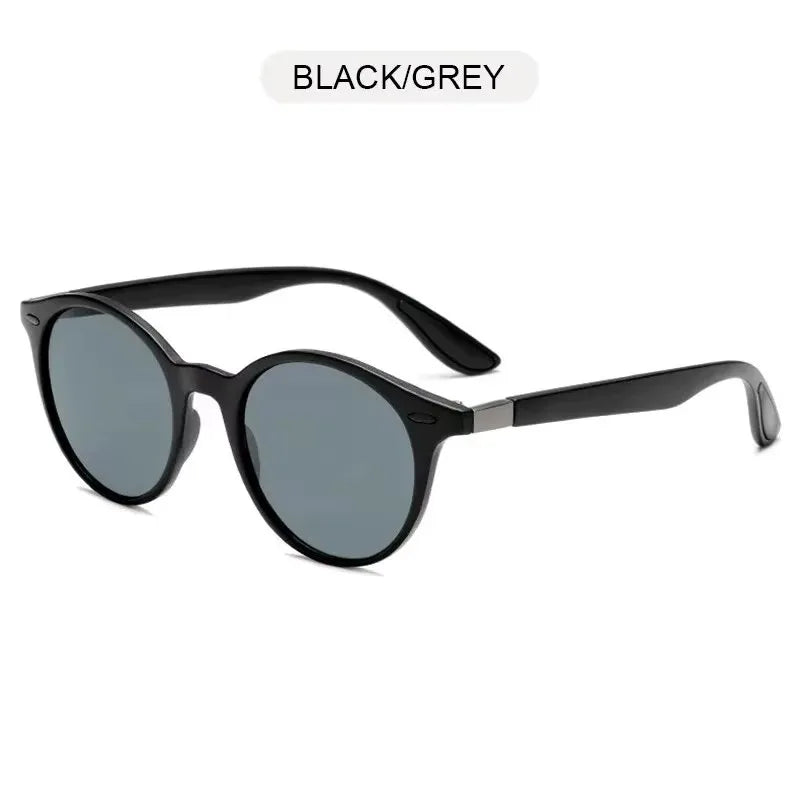 Gafas de Sol Redondas Polarizadas Unisex – Vintage Plásticas UV400 Antirreflejo para Conducir