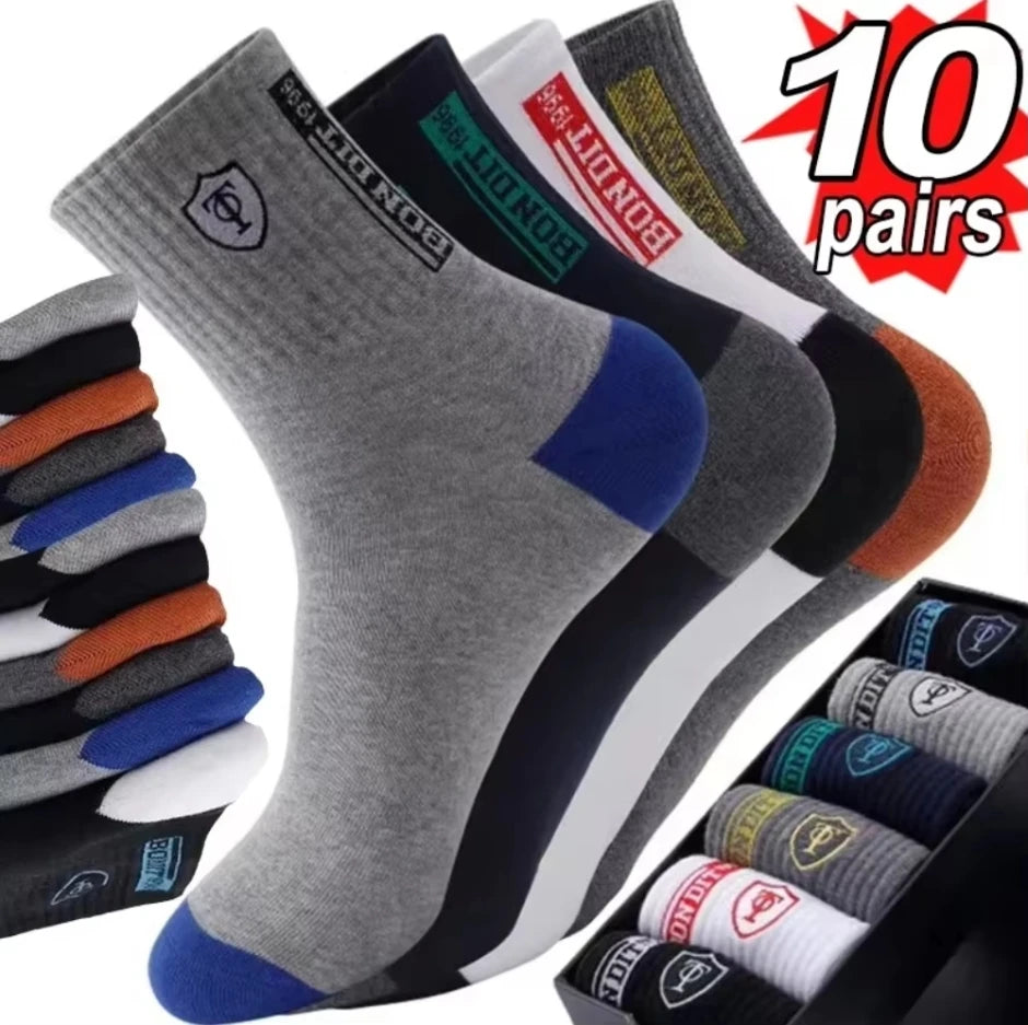 10 Pares de Calcetines Cortos para Hombre | Moda Verano | Transpirables, Cómodos y Resistentes