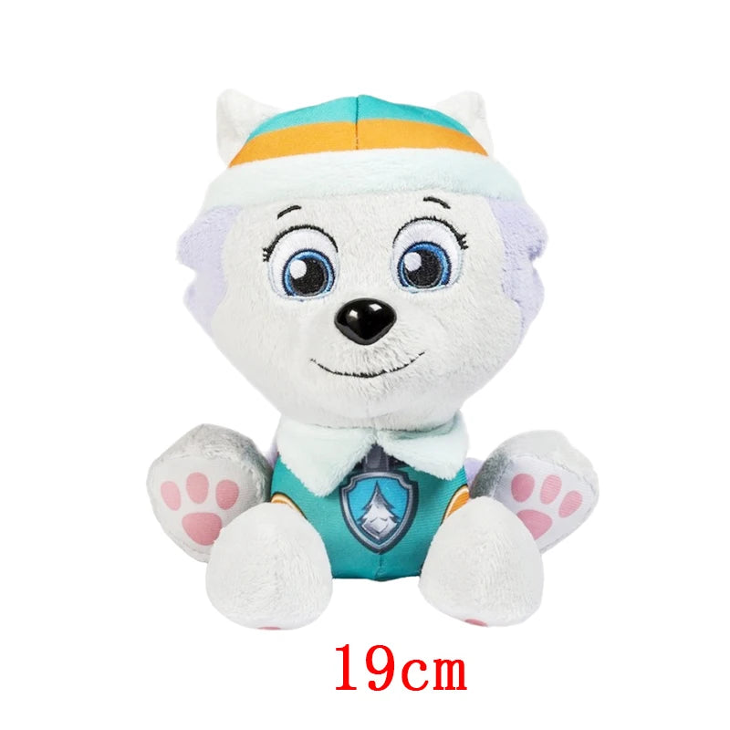 Peluche Perro Patrulla Canina 19cm – Muñeco Chase Rock de Dibujos Animados, Figura Infantil de Regalo Navidad
