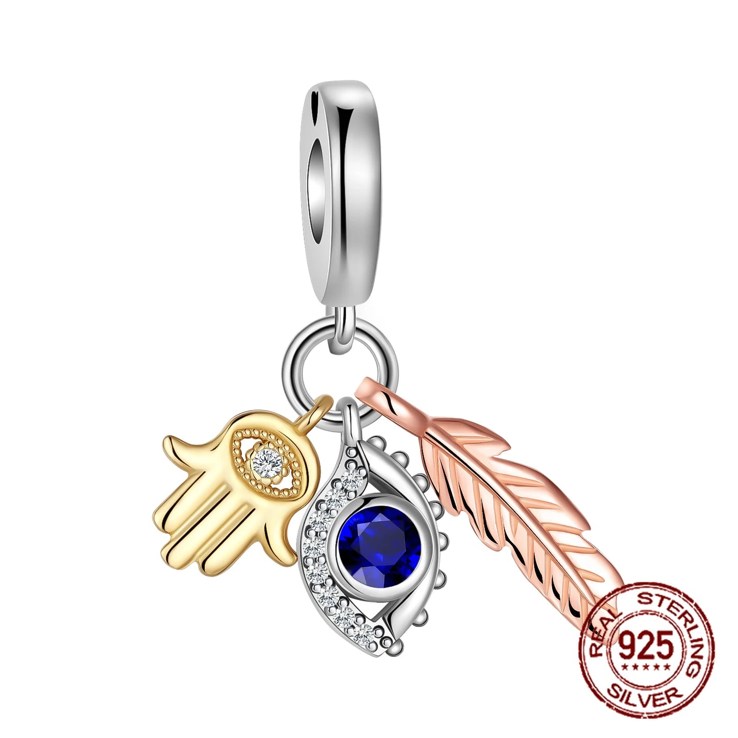 Charm avión y luciérnaga en plata 925 – Amor y viaje, compatible Pandora, pulsera y collar DIY mujer