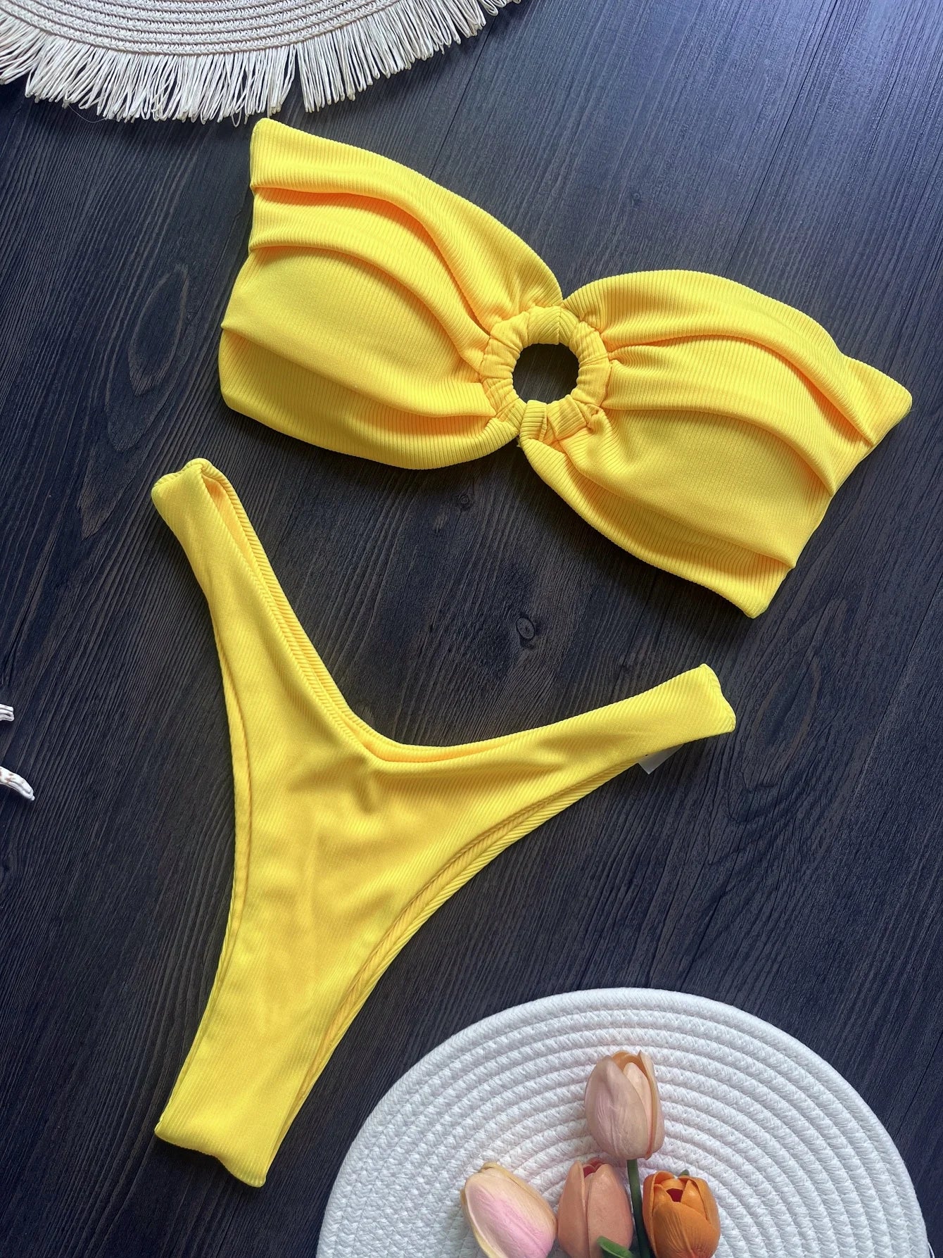 Bikini Sexy Mujer 2025 | Bandeau Brasileño Thong 2 Piezas