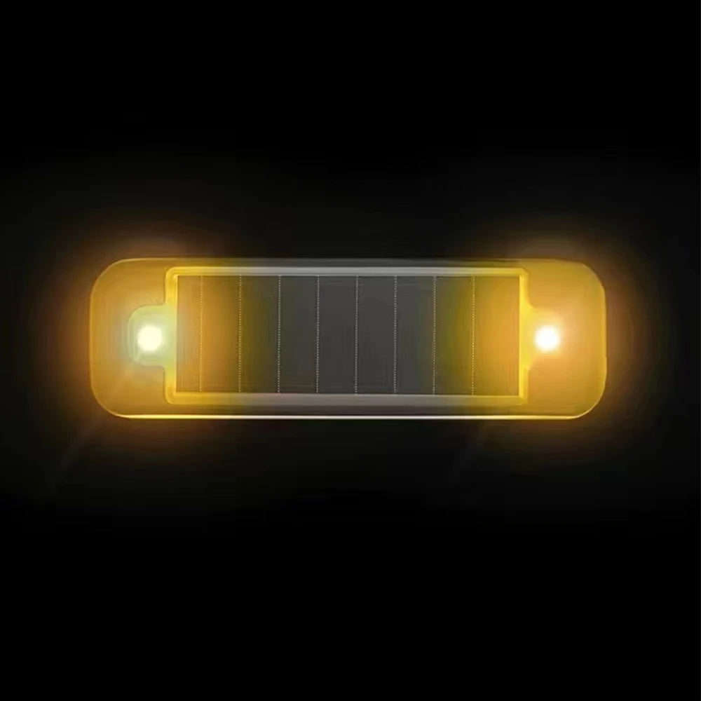 Mini Luz de Advertencia Solar LED para Coche | Lámpara Antirrobo Simulada | Luz de Seguridad Nocturna Inalámbrica