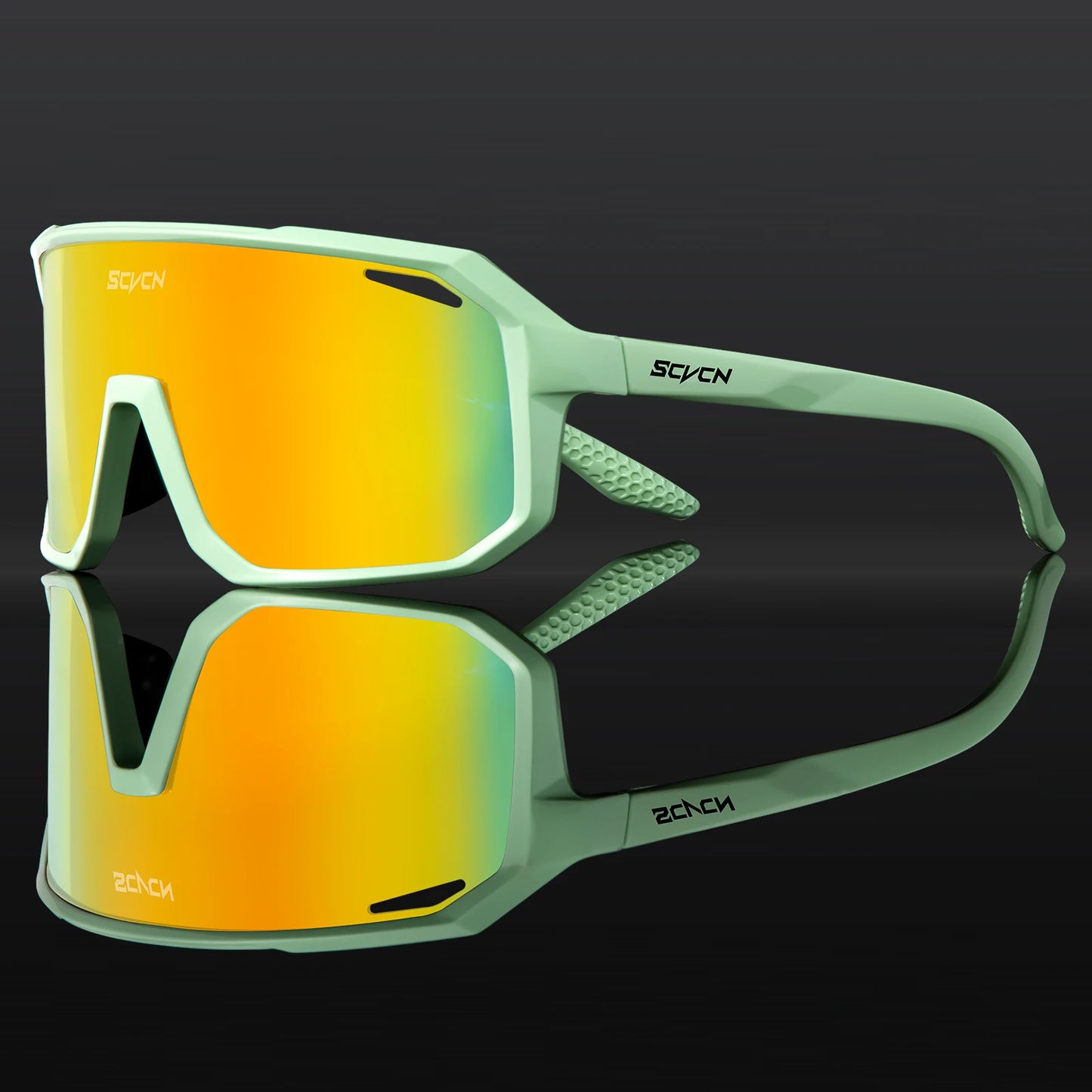 SCVCN New Outdoor Cycling Glasses Bike Sunglasses Men UV400 Eyewear Sports MTB Goggles Bicycle Women Riding Hiking Sunglasses