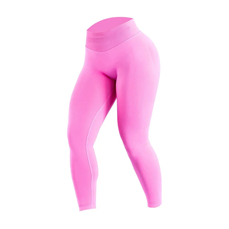 Leggings Deportivos Mujer | Pantalón Yoga de Cintura Alta con Efecto Push Up y Ajuste Slim