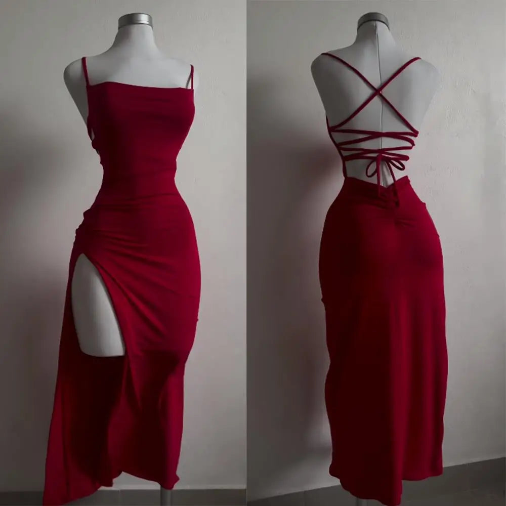 Vestido Halter Mujer Verano 2024 | Vestido Sexy Ajustado Estilo Spice Girl Elegante Fiesta