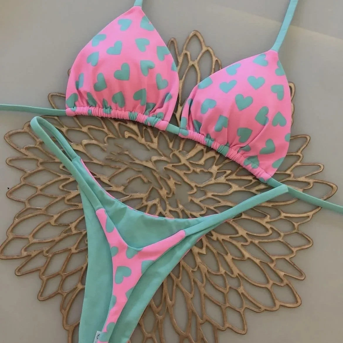 Bikini Mujer Leopardo Sexy | Traje de Baño Tanga Swimwear Playa Verano