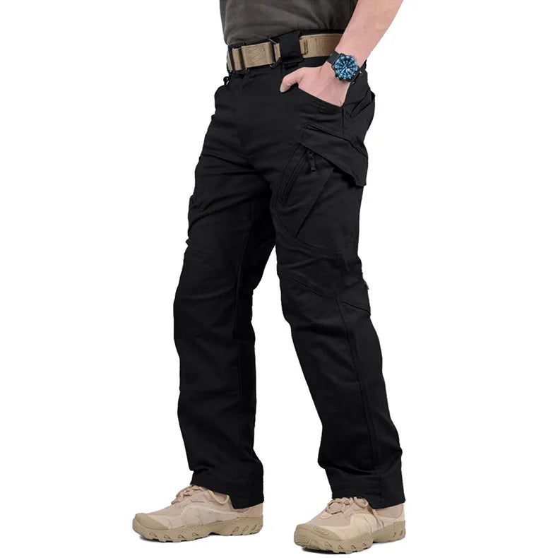 Pantalones Cargo Tácticos para Hombre – Outdoor, Senderismo, Trekking, Jogger Militar, Multi Bolsillos, Clásico