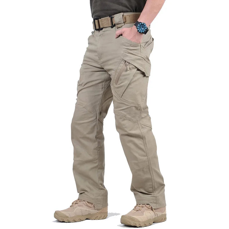 Pantalones Cargo Tácticos para Hombre – Outdoor, Senderismo, Trekking, Jogger Militar, Multi Bolsillos, Clásico