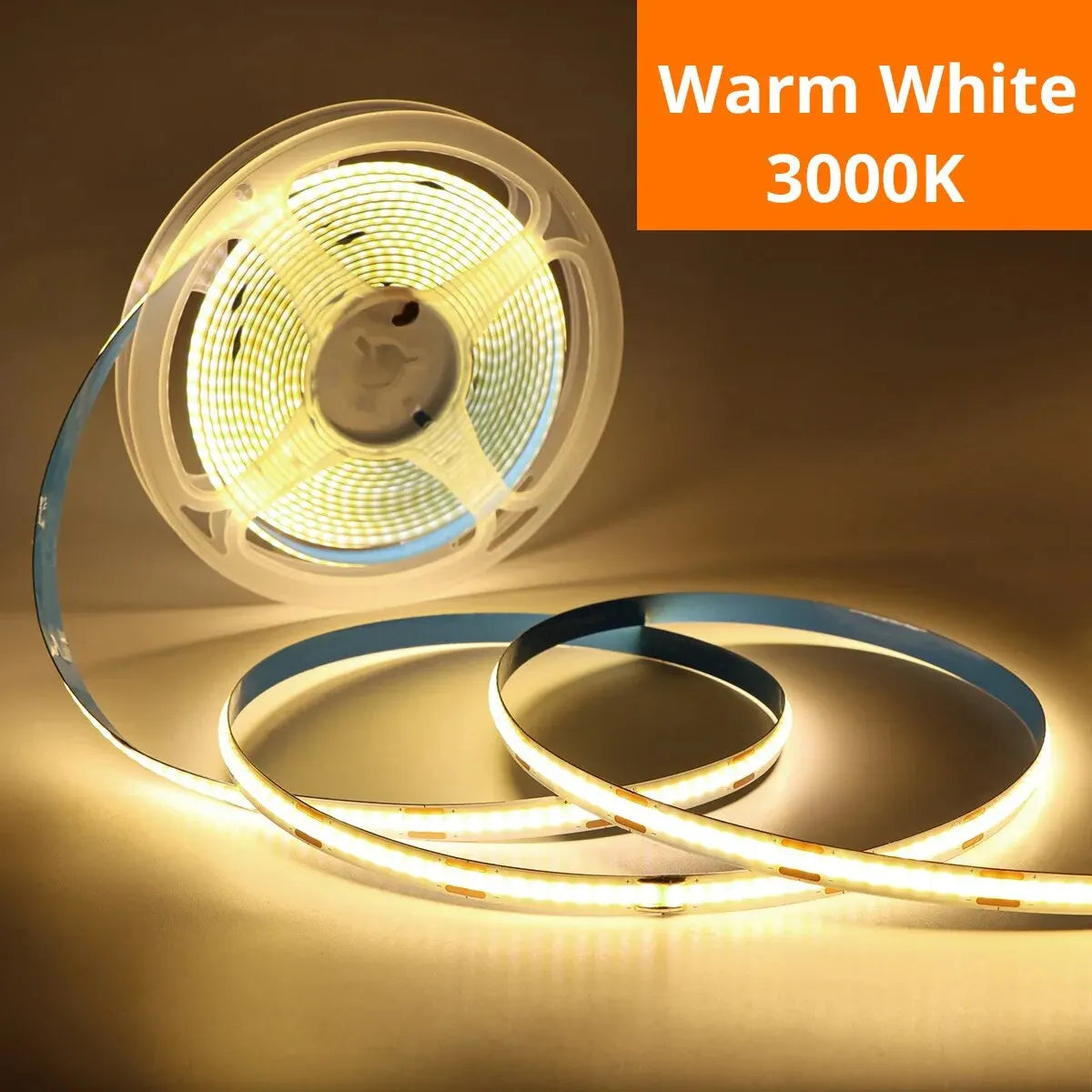 Tira de Luz LED COB USB 5V Flexible con Regulador Táctil – 1m a 5m, Luz Blanca Cálida/Fría, DIY Iluminación Interior