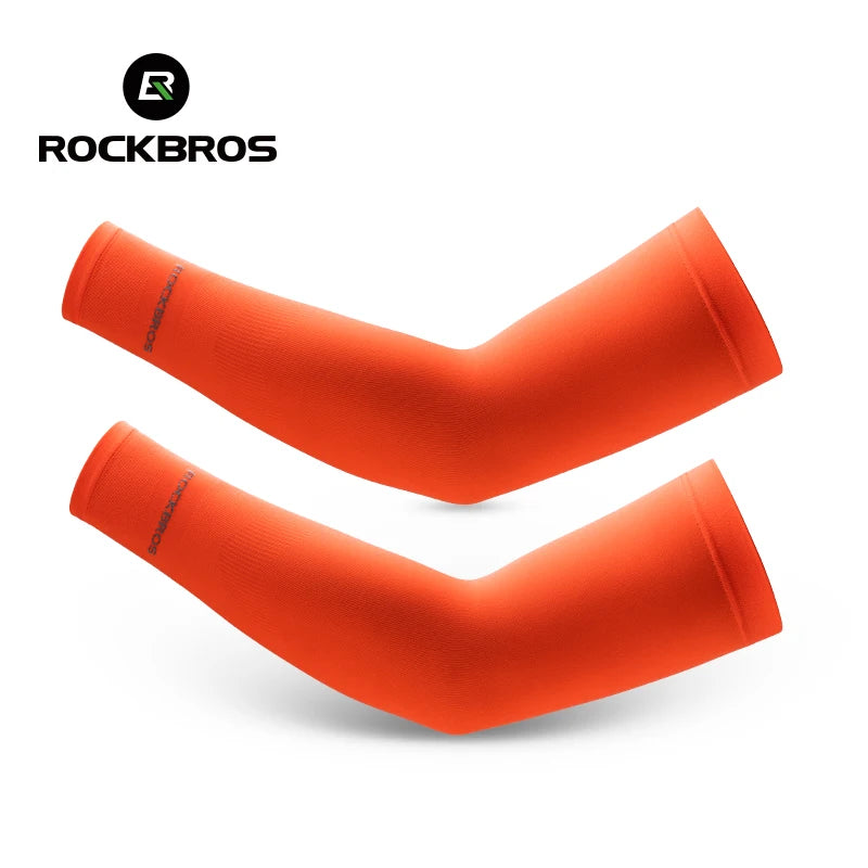 ROCKBROS Mangas Ciclismo Verano – Protección Solar UV, Transpirables y Elásticas para Bicicleta de Carretera y MTB