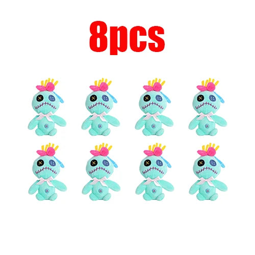 Peluche Stitch Disney 4/8 Pulgadas – Muñeco de Peluche Azul/Rosa | Juguete Anime Lilo & Stitch Regalo para Niños